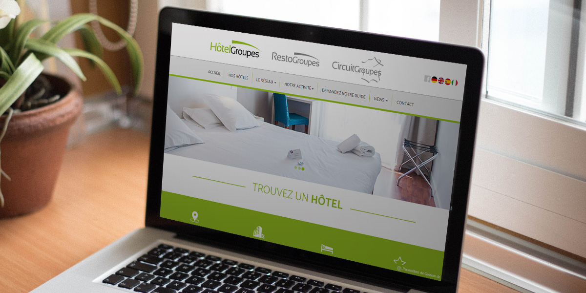 Hotelgroupes - Site web accueil