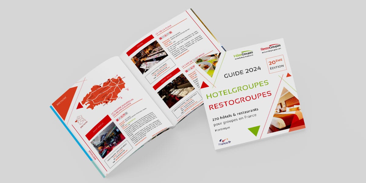 Hotelgroupes - Restogroupes - Catalogue 2023 - couverture et pages HG